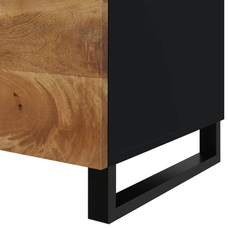 Salontafel 80x50x40 cm massief mangohout en bewerkt hout MeubelReus