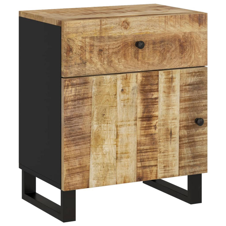 Nachtkastjes 50x33x60 cm massief mangohout en bewerkt hout MeubelReus