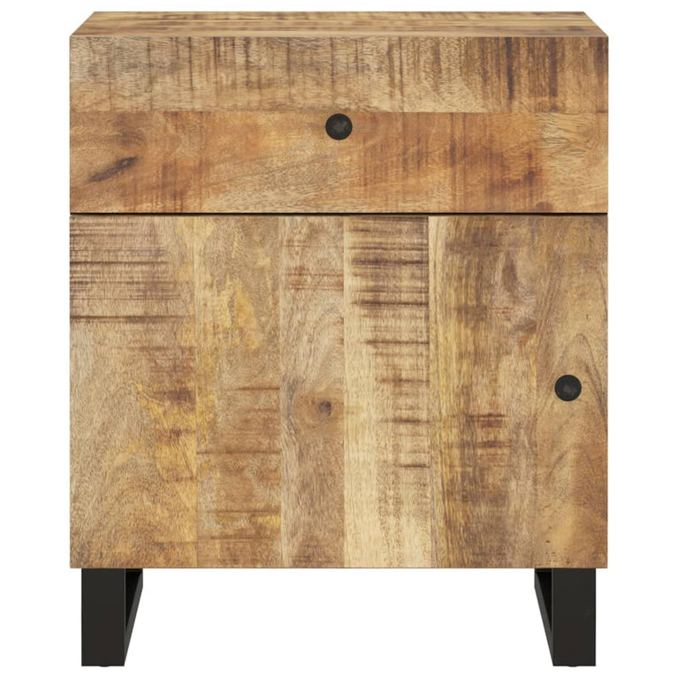 Nachtkastjes 50x33x60 cm massief mangohout en bewerkt hout MeubelReus