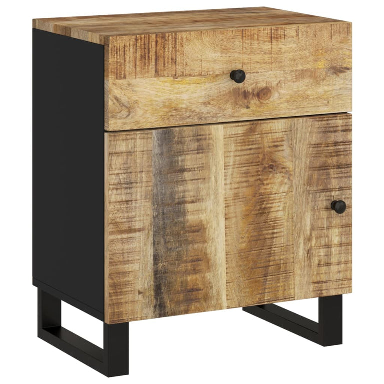 Nachtkastjes 50x33x60 cm massief mangohout en bewerkt hout MeubelReus