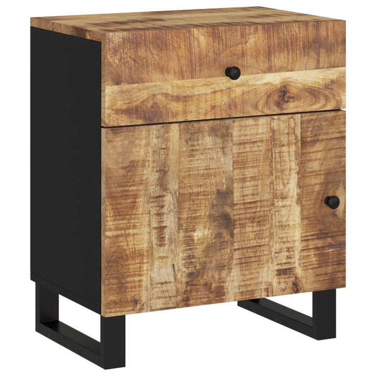 Nachtkastjes 50x33x60 cm massief mangohout en bewerkt hout MeubelReus