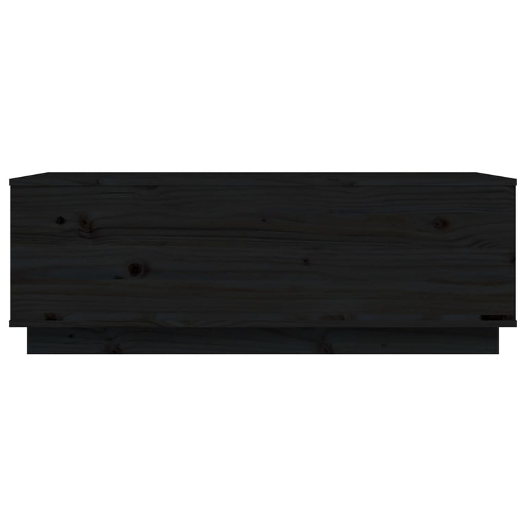 Salontafel 100x50x35 cm massief grenenhout zwart MeubelReus