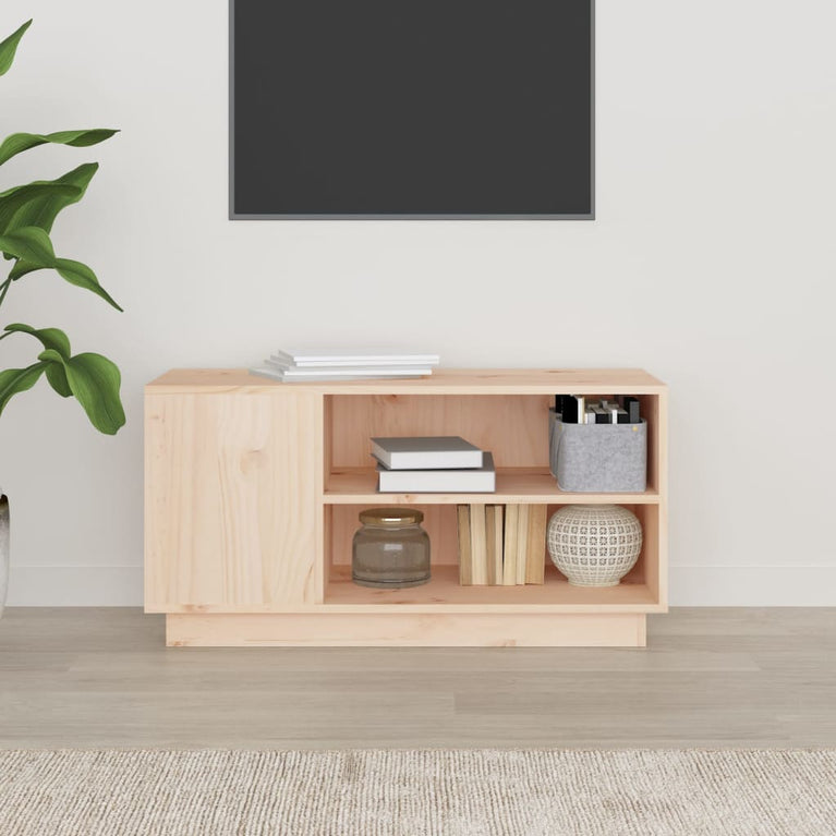 Tv-meubel 80x35x40,5 cm massief grenenhout MeubelReus