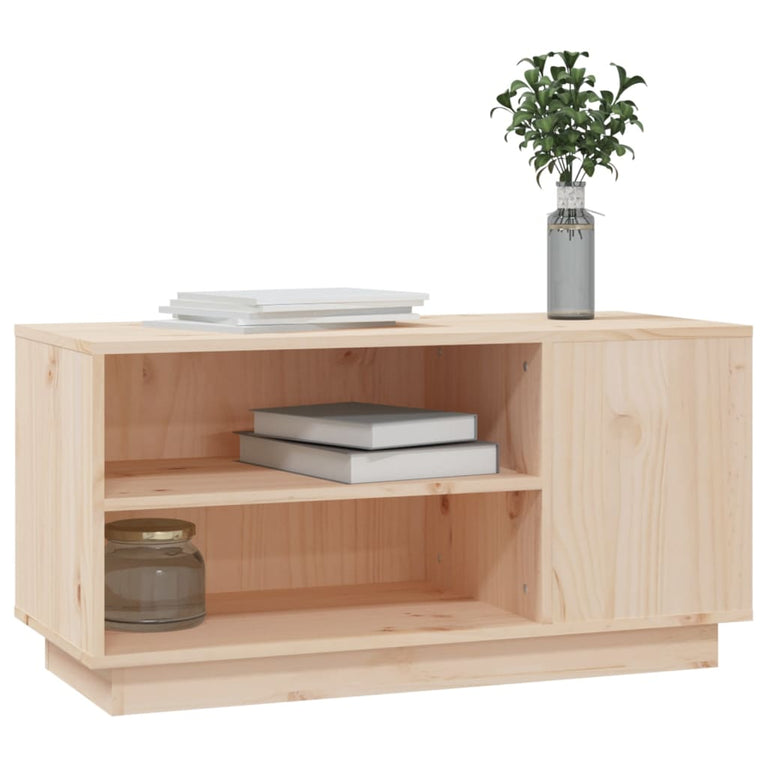 Tv-meubel 80x35x40,5 cm massief grenenhout MeubelReus