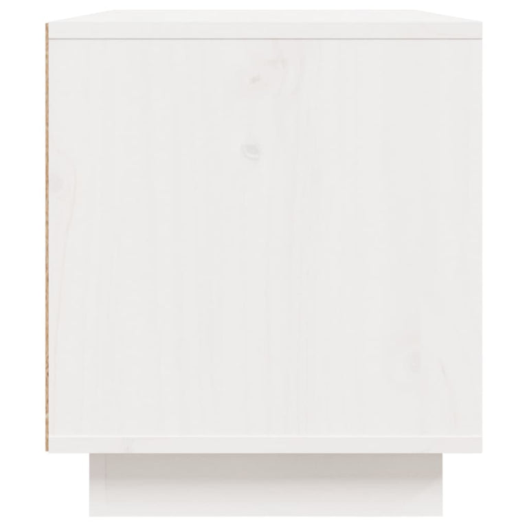 Tv-meubel 80x35x40,5 cm massief grenenhout wit MeubelReus