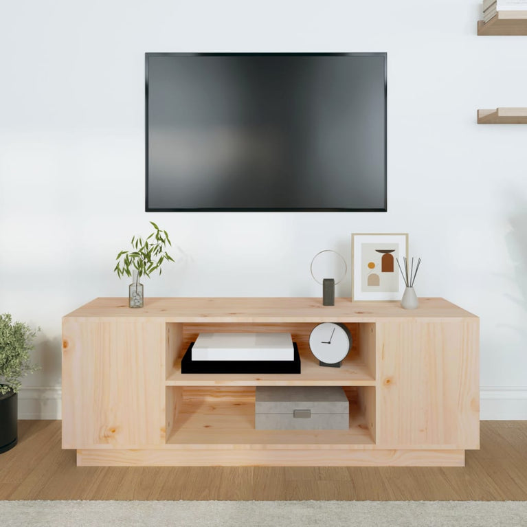 Tv-meubel 110x35x40,5 cm massief grenenhout MeubelReus