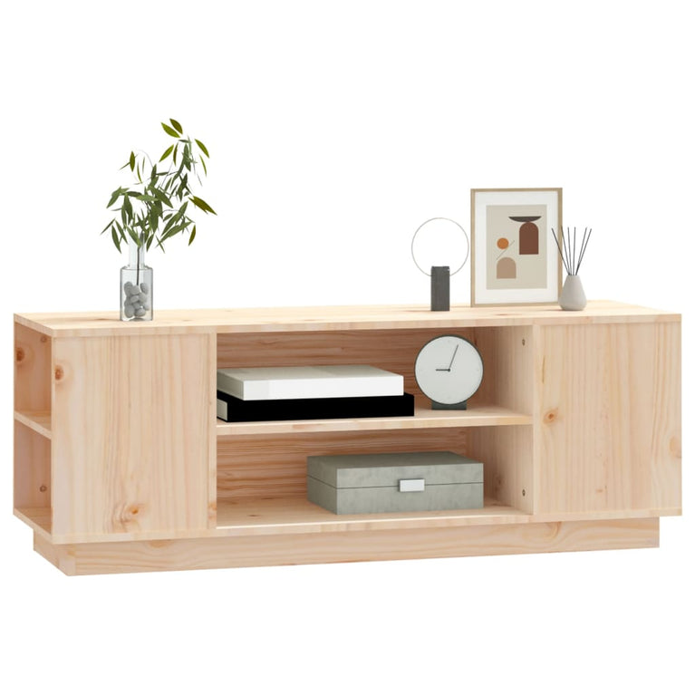 Tv-meubel 110x35x40,5 cm massief grenenhout MeubelReus