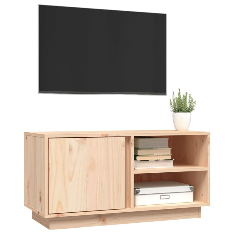 Tv-meubel 80x35x40,5 cm massief grenenhout MeubelReus