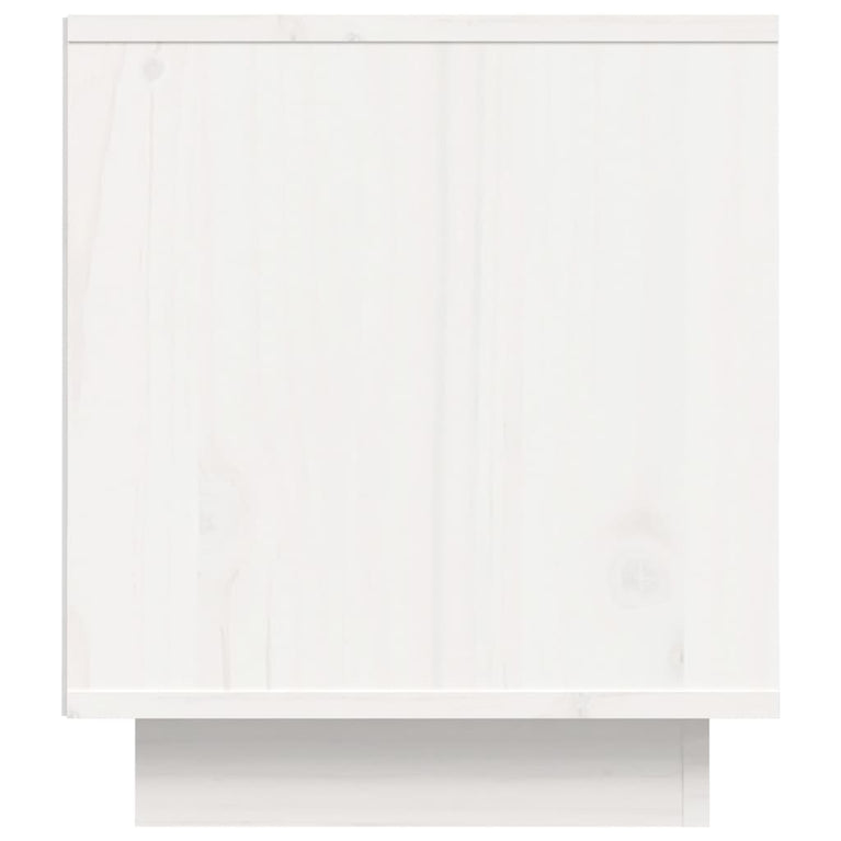 Tv-meubel 80x35x40,5 cm massief grenenhout wit MeubelReus