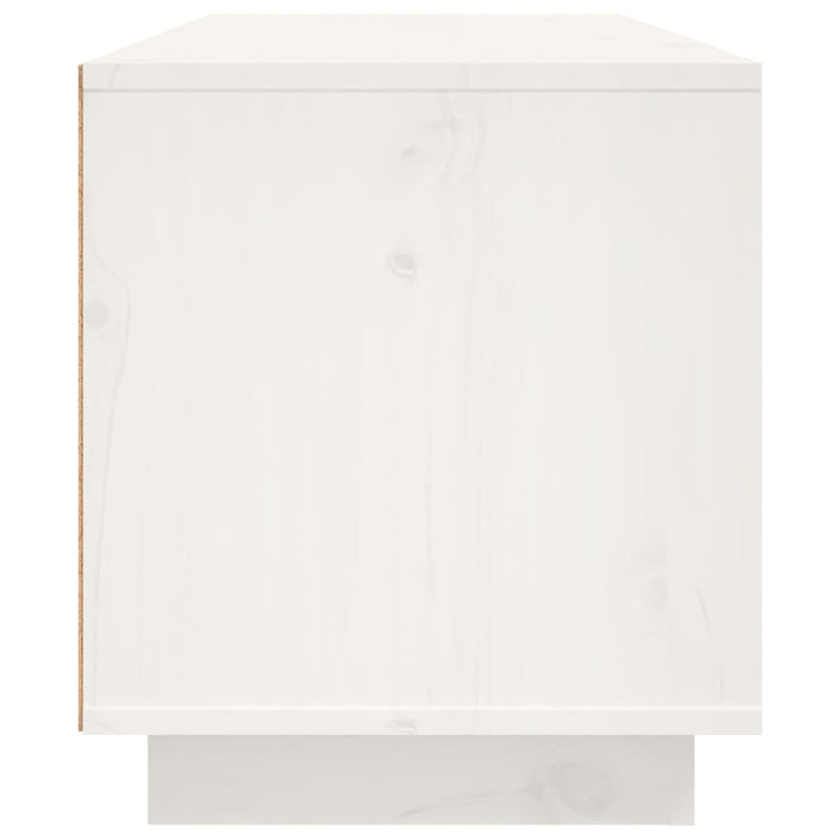 Tv-meubel 80x35x40,5 cm massief grenenhout wit MeubelReus