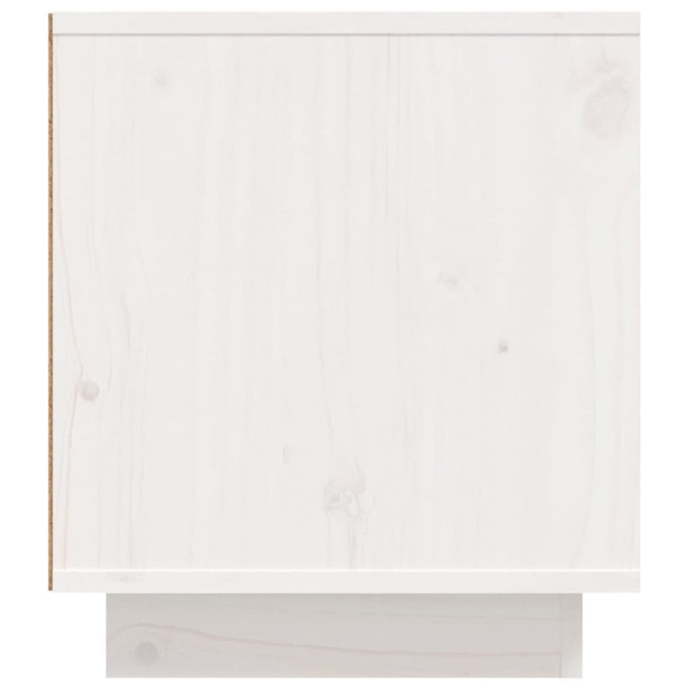Tv-meubel 110x35x40,5 cm massief grenenhout wit MeubelReus
