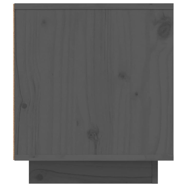 Tv-meubel 110x35x40,5 cm massief grenenhout grijs MeubelReus