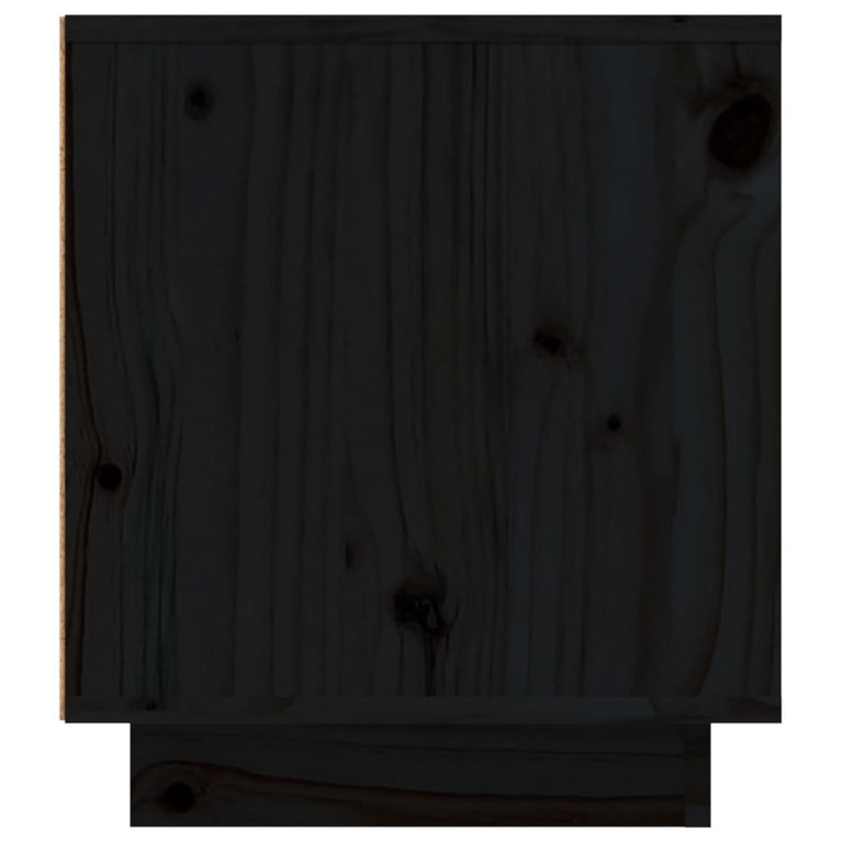 Tv-meubel 110x35x40,5 cm massief grenenhout zwart MeubelReus