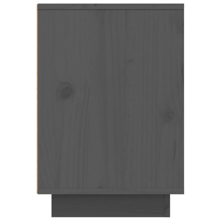 Nachtkastjes 2 st 50x34x50 cm massief grenenhout grijs MeubelReus