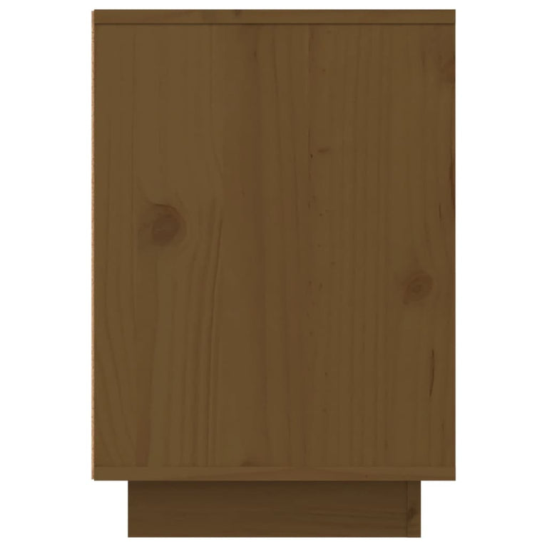 Nachtkastjes 2 st 50x34x50 cm massief grenenhout honingbruin MeubelReus