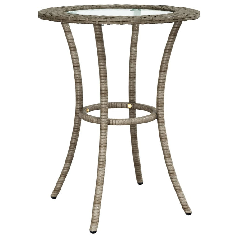 2-delige Loungeset met kussens L-vormig poly rattan grijs MeubelReus