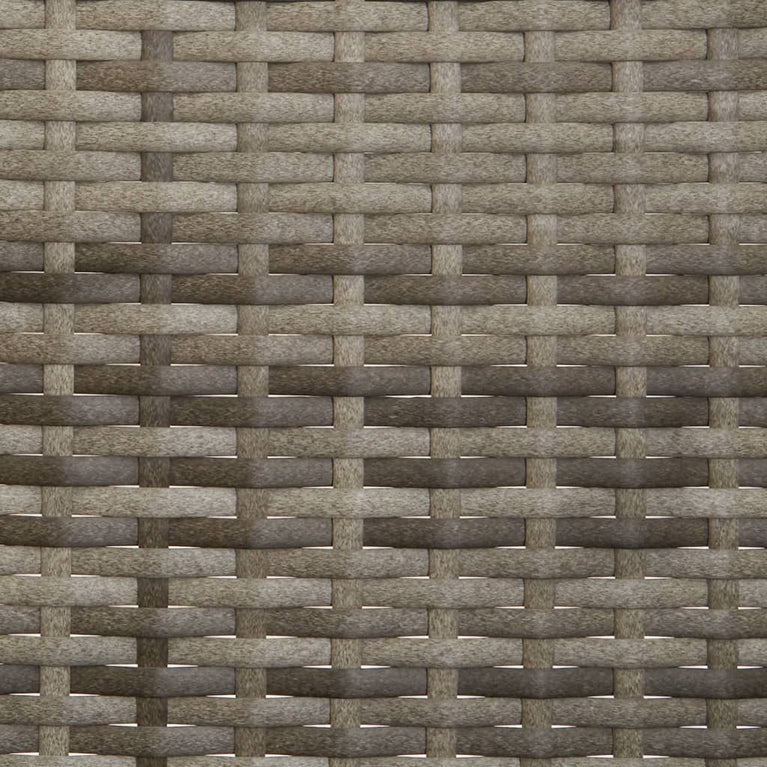 Tuinbank 2-zits met kussens poly rattan grijs MeubelReus