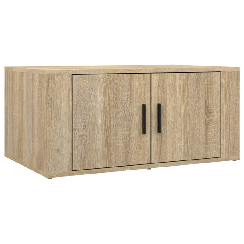 Salontafel 80x50x36 cm bewerkt hout sonoma eikenkleurig MeubelReus