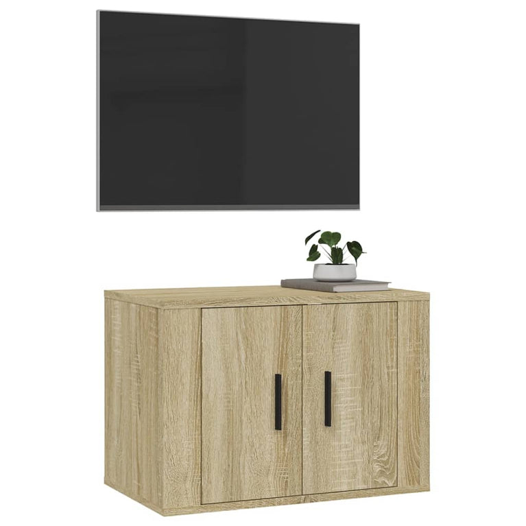 Tv-wandmeubel 57x34,5x40 cm sonoma eikenkleurig MeubelReus