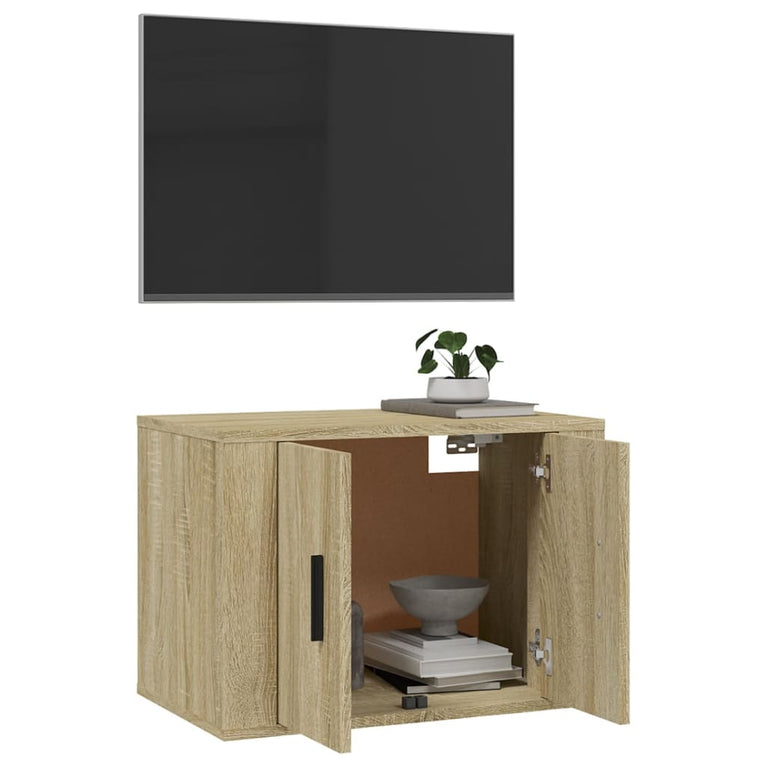 Tv-wandmeubel 57x34,5x40 cm sonoma eikenkleurig MeubelReus