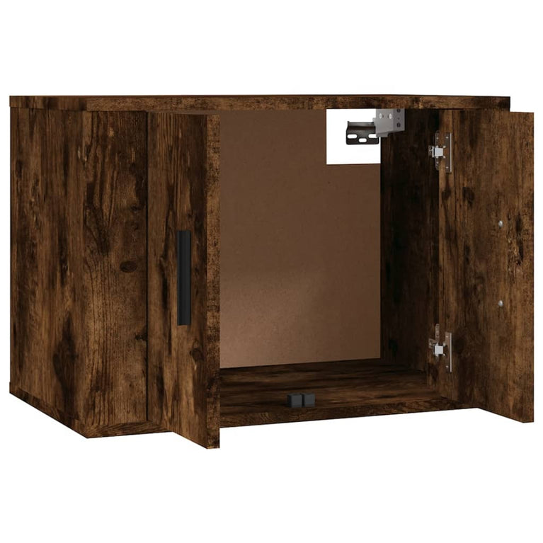 Tv-wandmeubel 57x34,5x40 cm gerookt eikenkleurig MeubelReus
