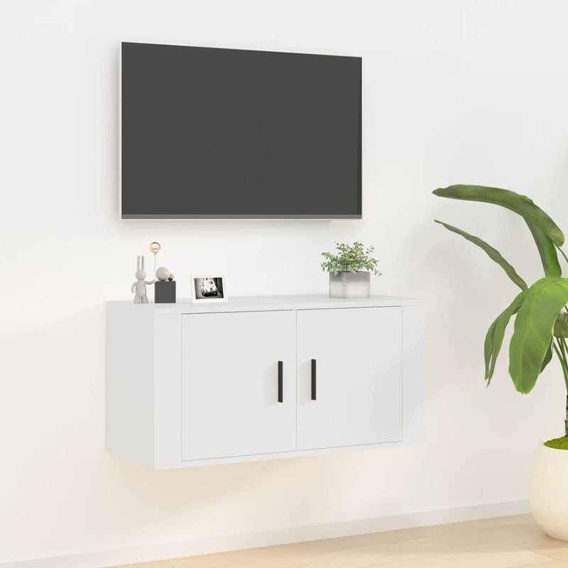 Tv-wandmeubel 80x34,5x40 cm wit MeubelReus
