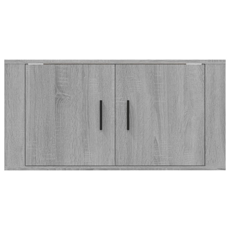 Tv-wandmeubel 80x34,5x40 cm grijs sonoma eikenkleurig MeubelReus