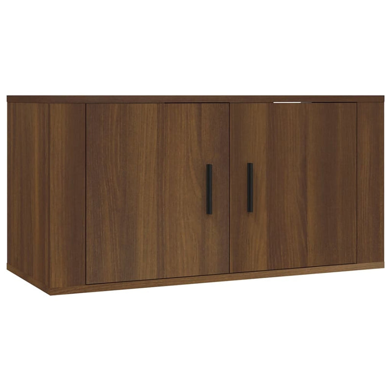 Tv-wandmeubel 80x34,5x40 cm bruin eikenkleur MeubelReus