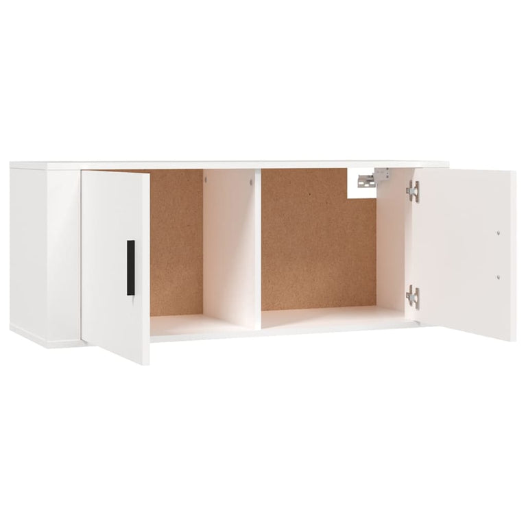 Tv-wandmeubel 100x34,5x40 cm wit MeubelReus