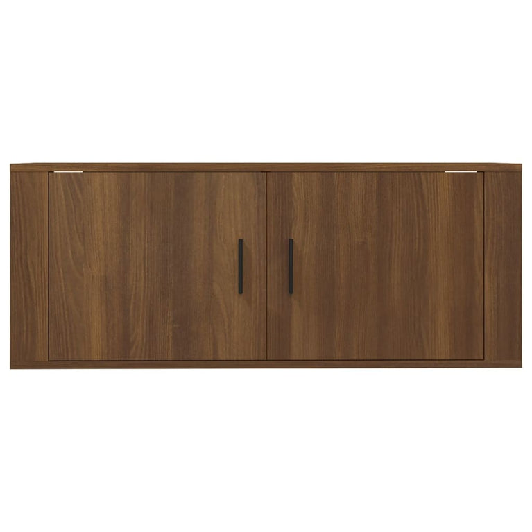 Tv-wandmeubel 100x34,5x40 cm bruin eikenkleur MeubelReus
