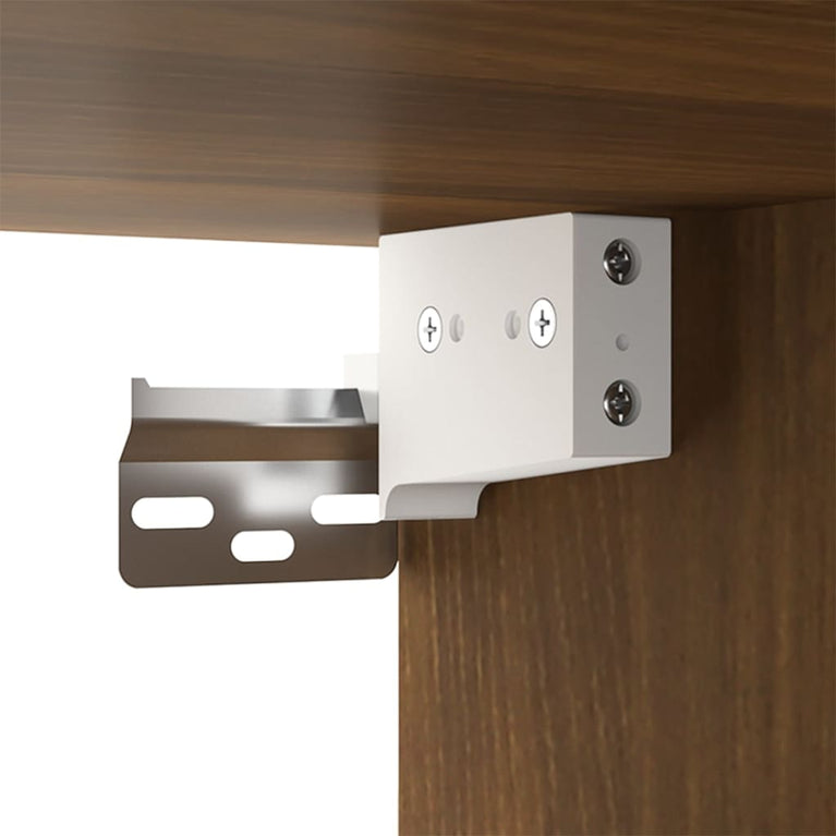 Tv-wandmeubel 100x34,5x40 cm bruin eikenkleur MeubelReus