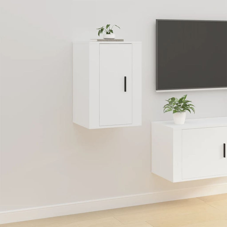 Tv-wandmeubels 2 st 40x34,5x60 cm wit MeubelReus