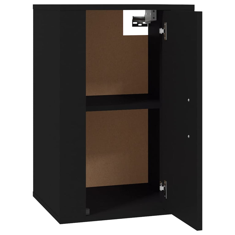 Tv-wandmeubel 40x34,5x60 cm zwart MeubelReus