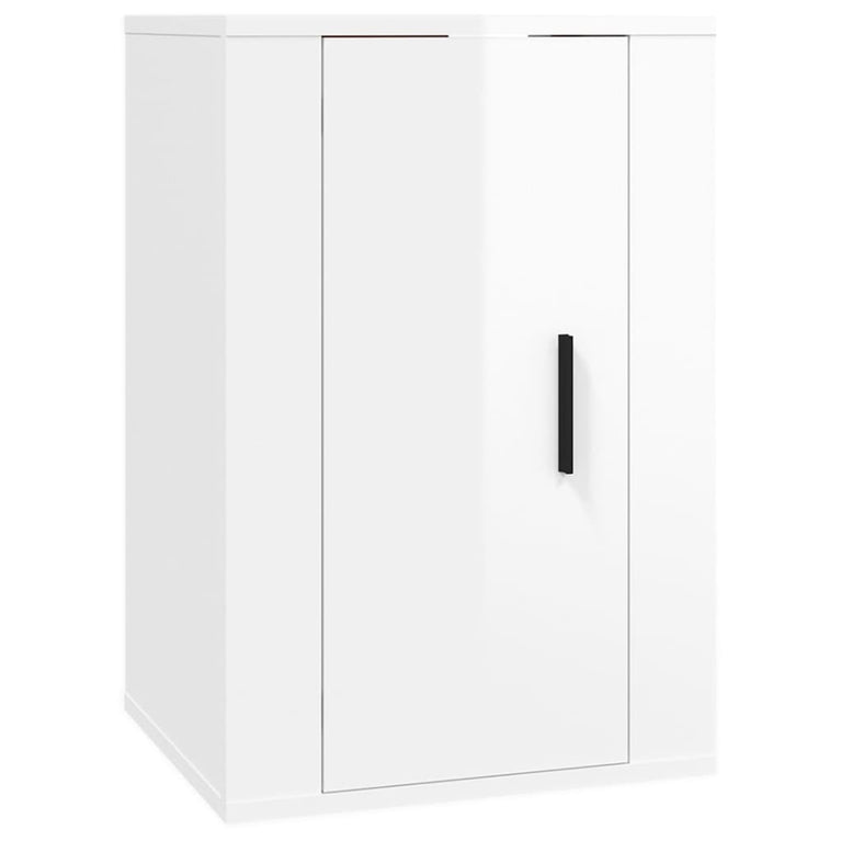Tv-wandmeubel 40x34,5x60 cm hoogglans wit MeubelReus