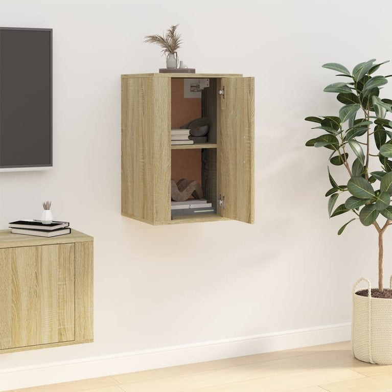 Tv-wandmeubel 40x34,5x60 cm sonoma eikenkleurig MeubelReus