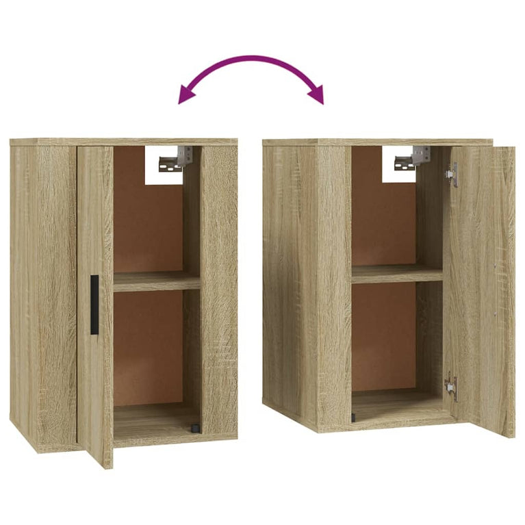 Tv-wandmeubel 40x34,5x60 cm sonoma eikenkleurig MeubelReus