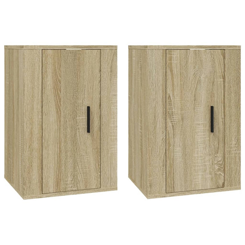 Tv-wandmeubels 2 st 40x34,5x60 cm sonoma eikenkleurig MeubelReus