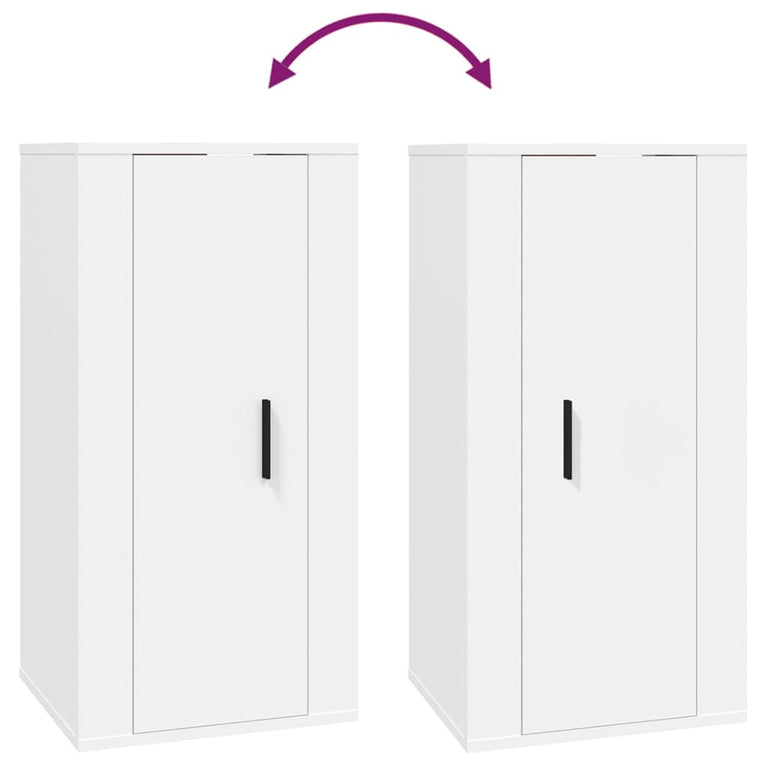 Tv-wandmeubel 40x34,5x80 cm wit MeubelReus