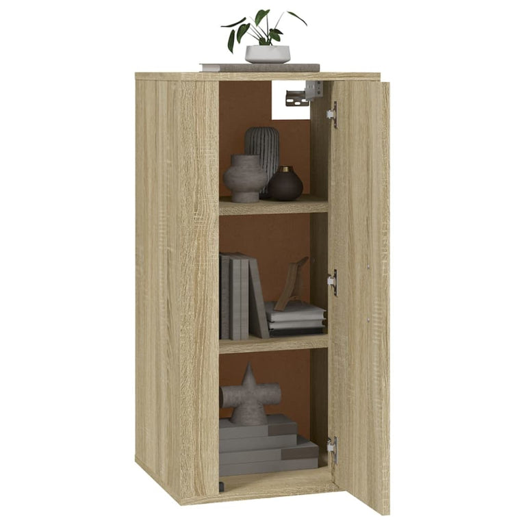 Tv-wandmeubel 40x34,5x80 cm sonoma eikenkleurig MeubelReus