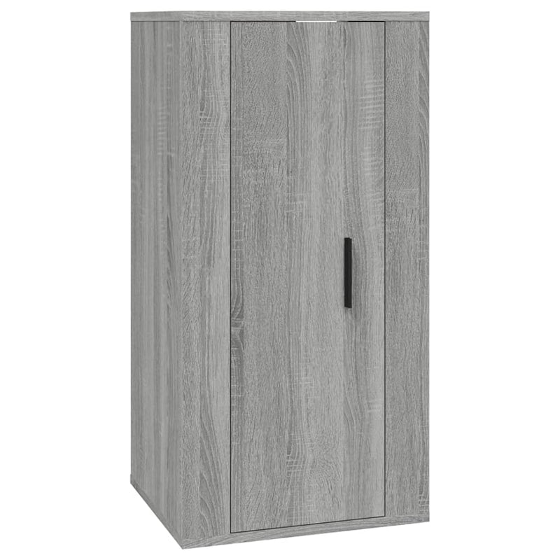 Tv-wandmeubel 40x34,5x80 cm grijs sonoma eikenkleurig MeubelReus