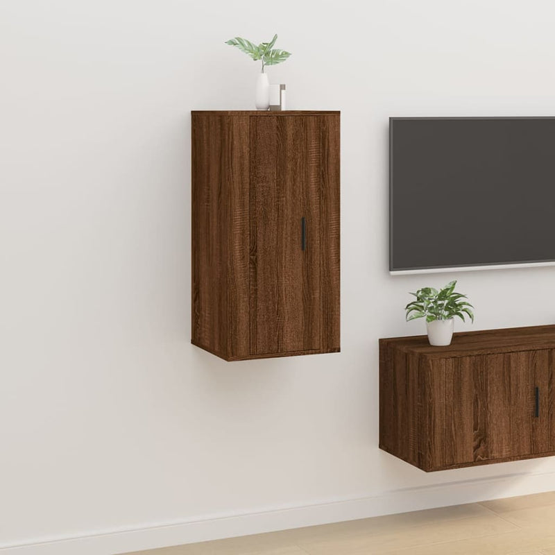 Tv-wandmeubel 40x34,5x80 cm bruin eikenkleur MeubelReus