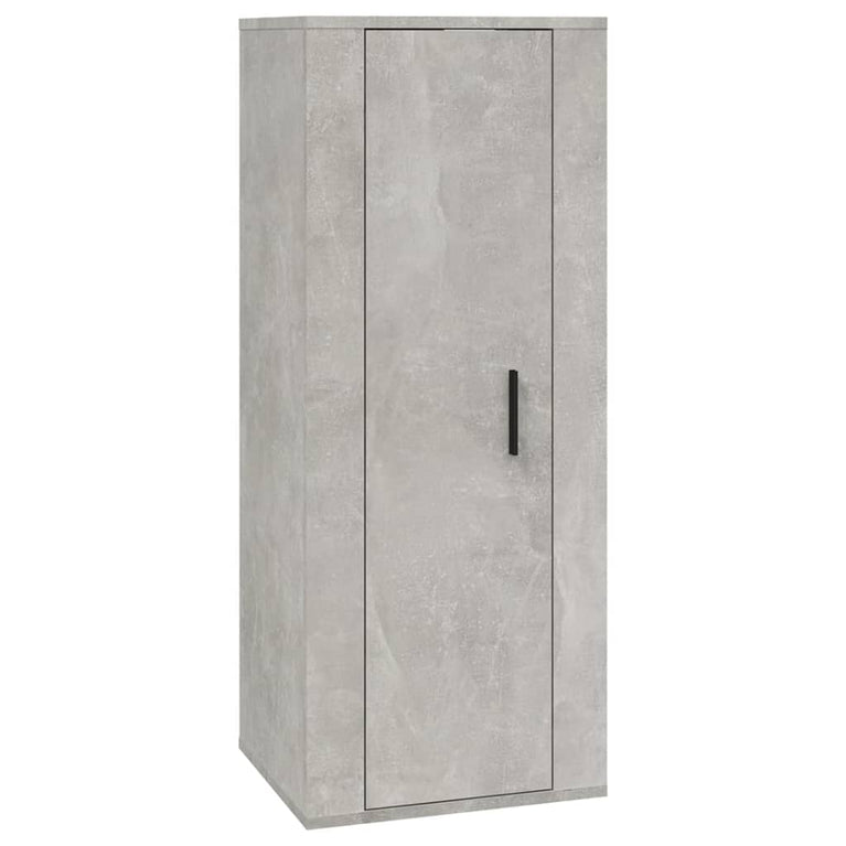 Tv-wandmeubel 40x34,5x100 cm betongrijs MeubelReus