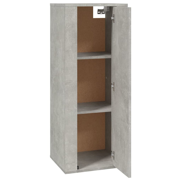 Tv-wandmeubel 40x34,5x100 cm betongrijs MeubelReus
