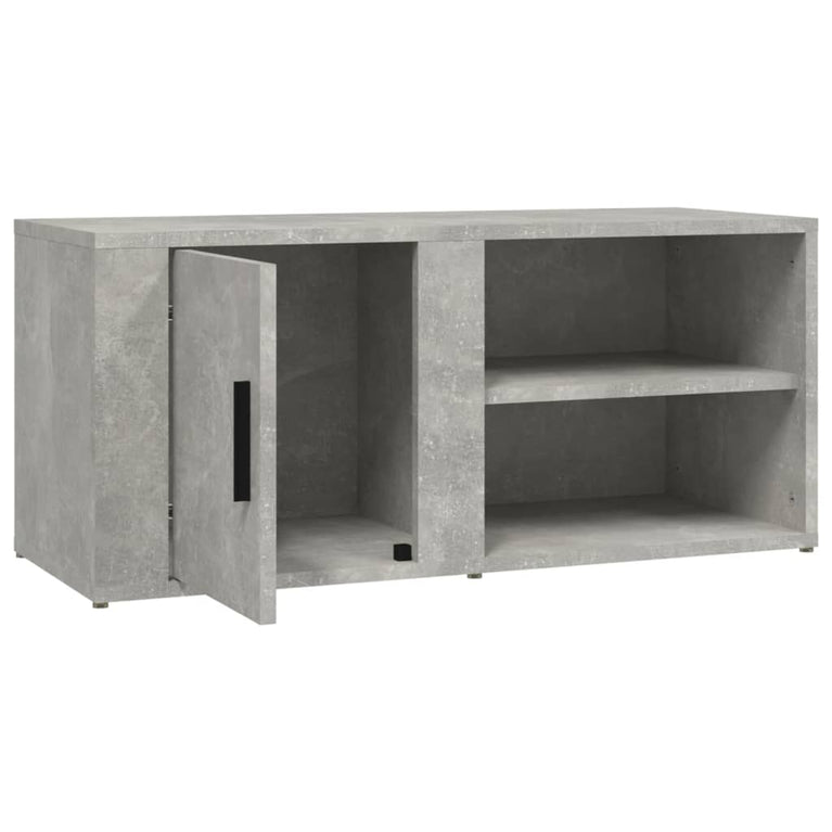 Tv-meubels 2 st 80x31,5x36 cm bewerkt hout betongrijs MeubelReus