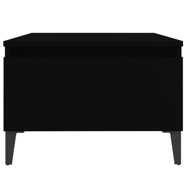 Bijzettafels 2 st 50x46x35 cm bewerkt hout zwart MeubelReus