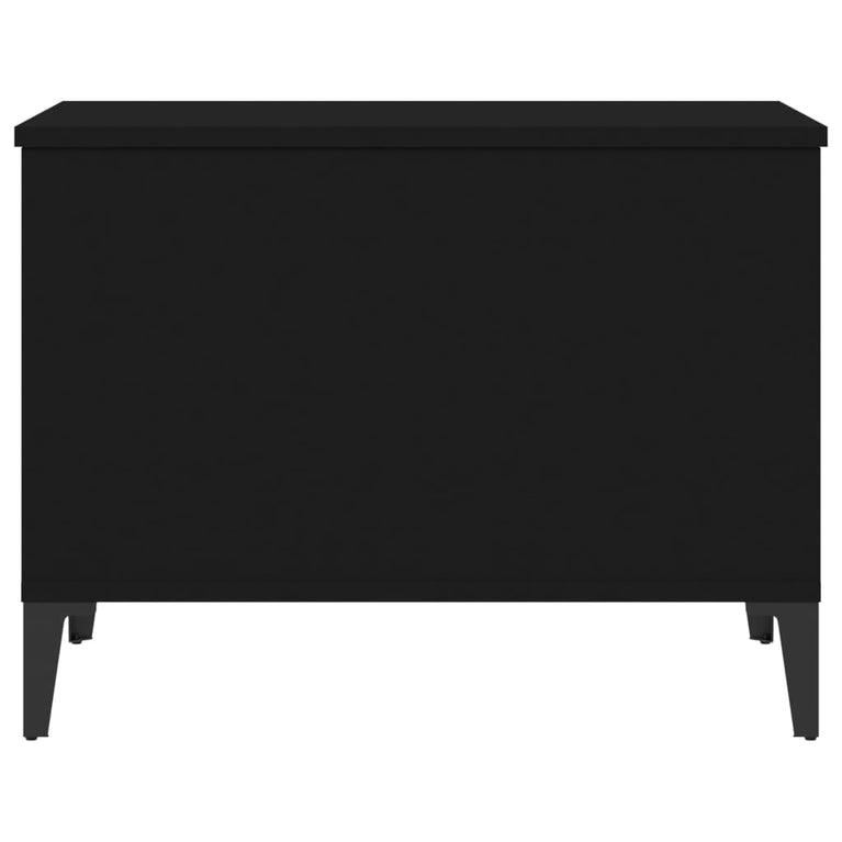Salontafel 60x44,5x45 cm bewerkt hout zwart MeubelReus