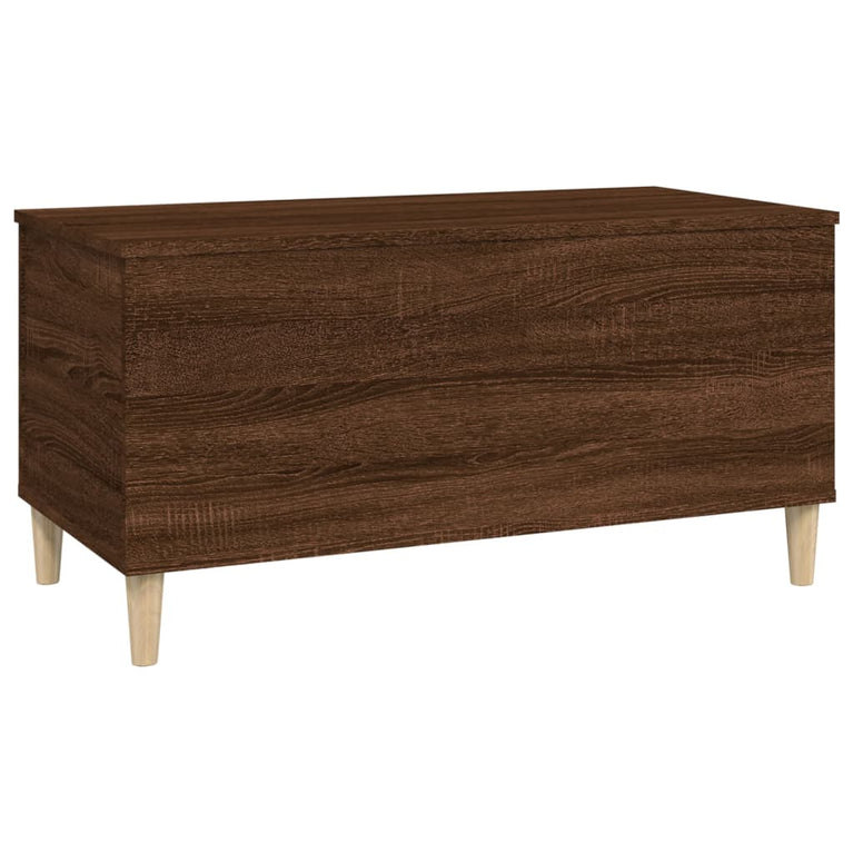 Salontafel 90x44,5x45 cm bewerkt hout bruin eikenkleur MeubelReus
