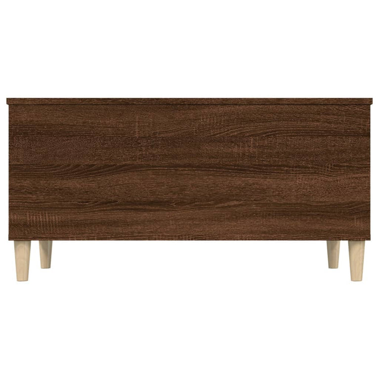 Salontafel 90x44,5x45 cm bewerkt hout bruin eikenkleur MeubelReus