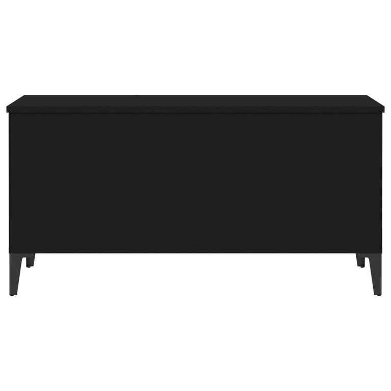 Salontafel 90x44,5x45 cm bewerkt hout zwart MeubelReus
