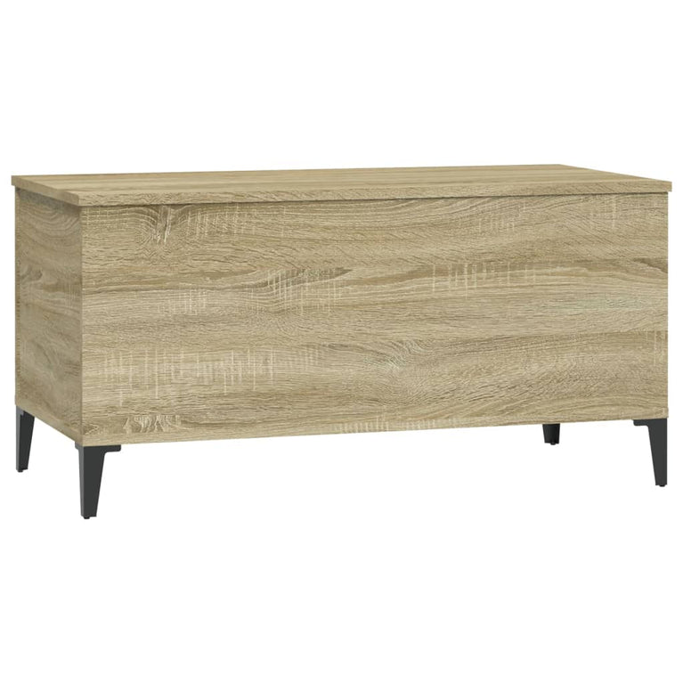 Salontafel 90x44,5x45 cm bewerkt hout sonoma eikenkleurig MeubelReus